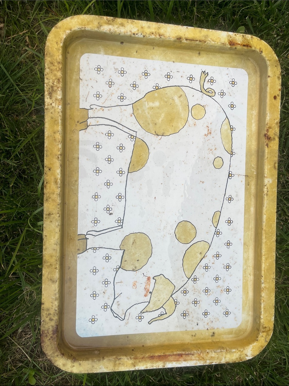 Vintage Simel Serving Tray